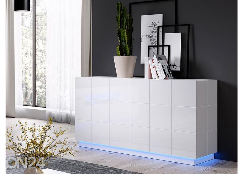 Lipasto + LED-valaistus kuvasuurennos