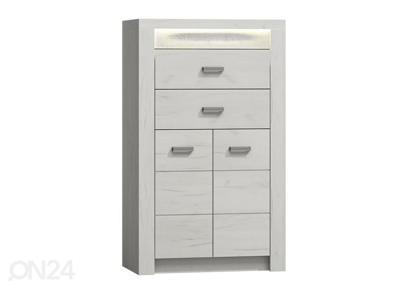 Lipasto + LED-valaistus kuvasuurennos