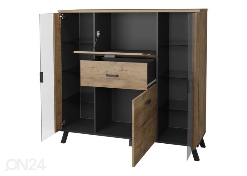 Lipasto + LED-valaistus kuvasuurennos