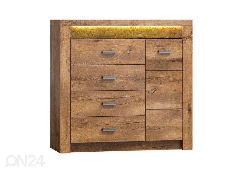 Lipasto + LED-valaistus kuvasuurennos