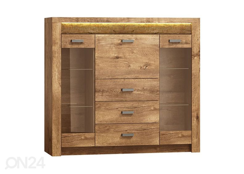 Lipasto + LED-valaistus kuvasuurennos