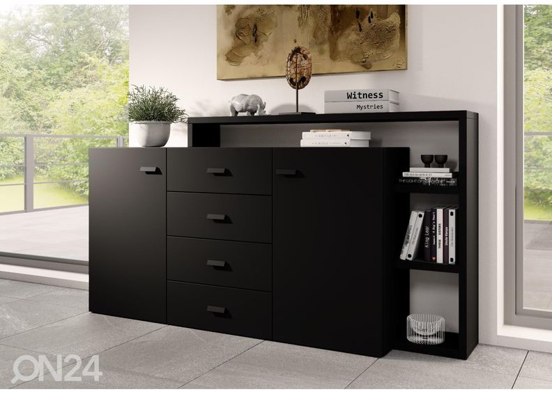 Lipasto musta kuvasuurennos