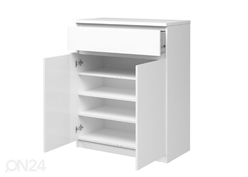 Lipasto Naia 80,2 cm, valkoinen korkeakiilto kuvasuurennos