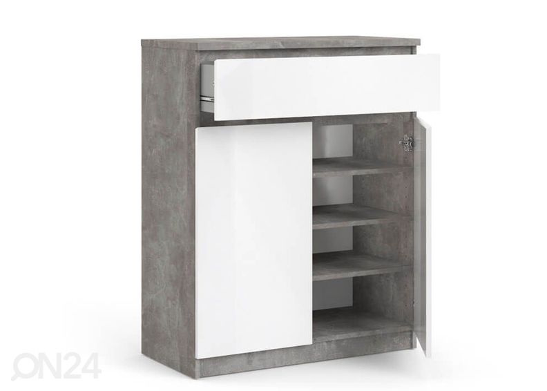 Lipasto Naia valkoinen/ betoninharmaa kuvasuurennos