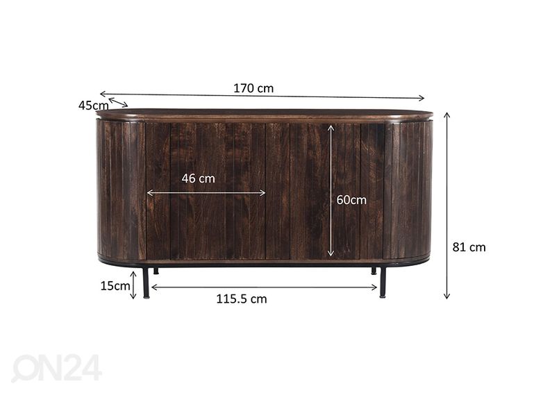 Lipasto Noor 170 cm kuvasuurennos