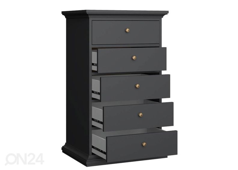 Lipasto Paris 62,5 cm, matta harmaa kuvasuurennos