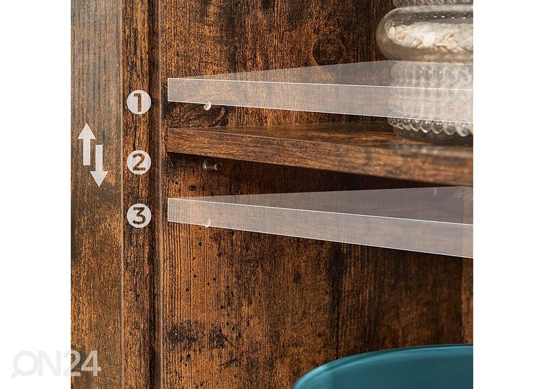 Lipasto ruskea/ musta kuvasuurennos