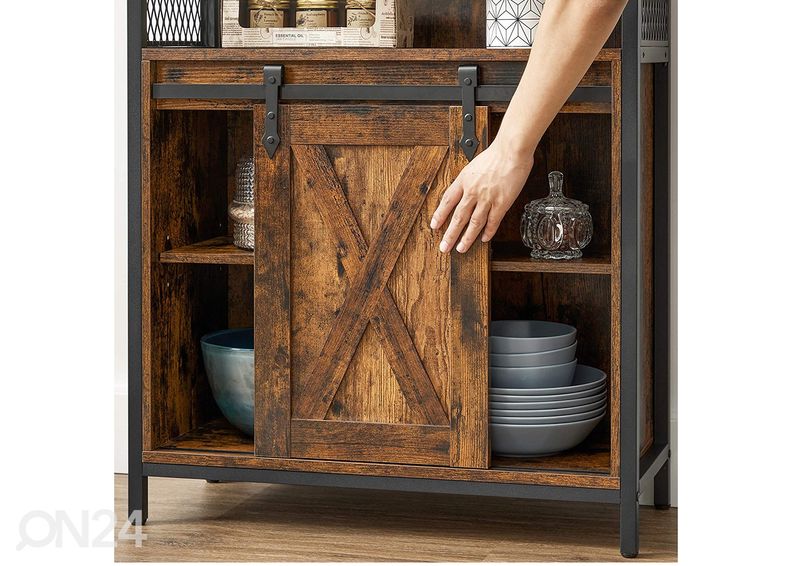 Lipasto ruskea/ musta kuvasuurennos