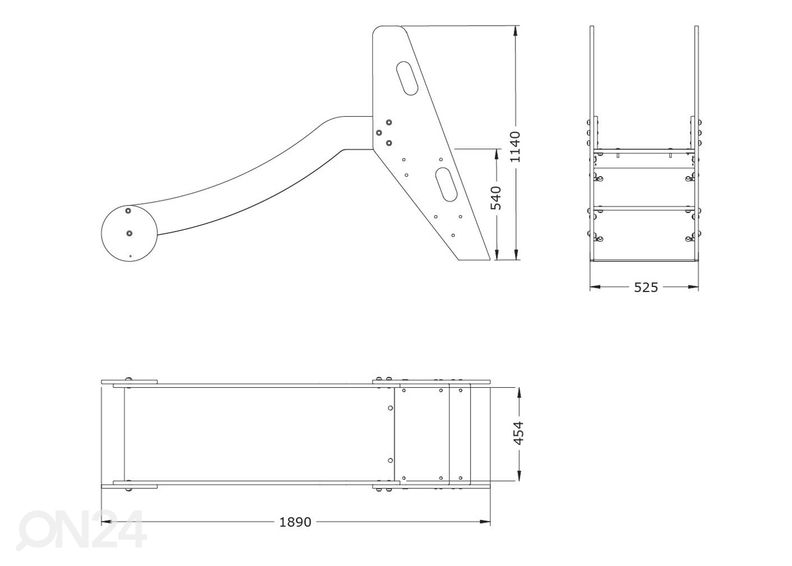 Liukumäki Liuku kuvasuurennos