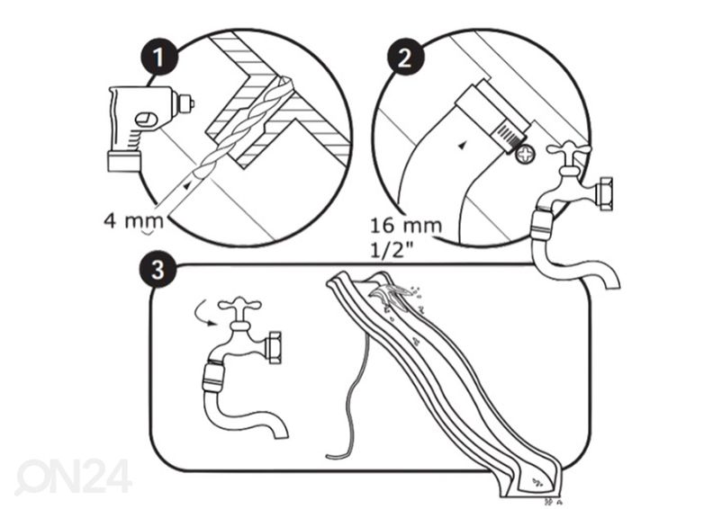 Liukumäki S-line 295 cm kuvasuurennos