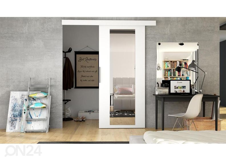 Liukuovi peilillä 77 cm kuvasuurennos