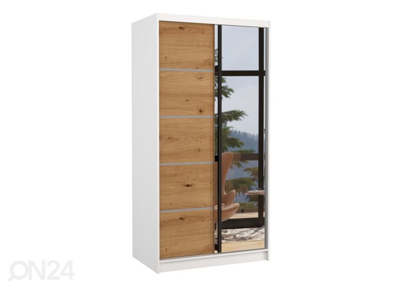 Liukuovikaappi 100 cm kuvasuurennos