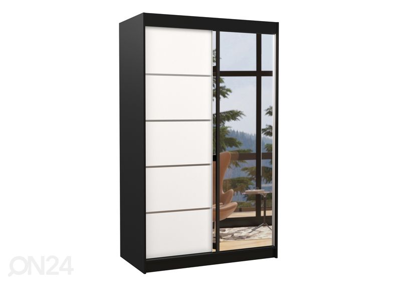 Liukuovikaappi 120 cm kuvasuurennos