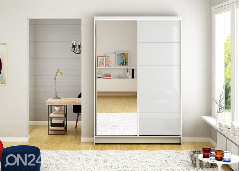 Liukuovikaappi 120 cm kuvasuurennos