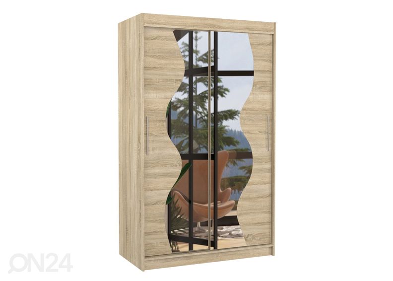 Liukuovikaappi 120 cm kuvasuurennos