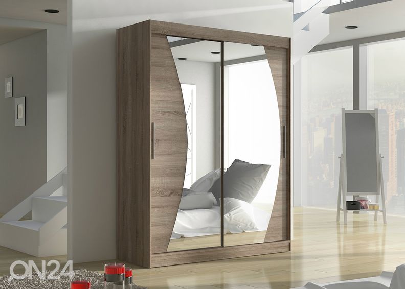 Liukuovikaappi 150 cm kuvasuurennos