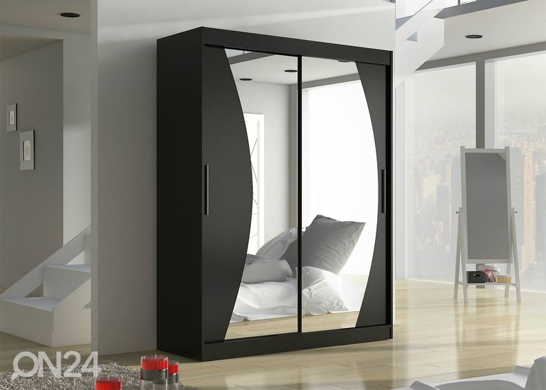 Liukuovikaappi 150 cm kuvasuurennos