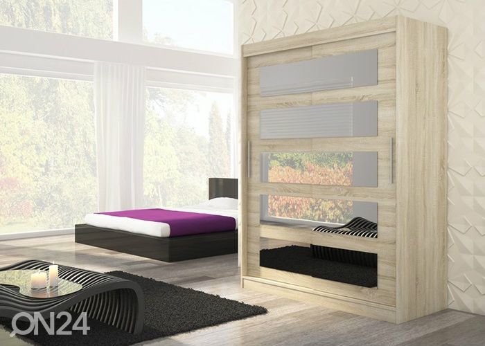 Liukuovikaappi 150 cm kuvasuurennos