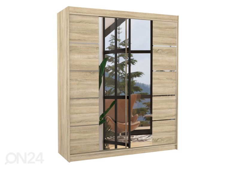 Liukuovikaappi 180 cm kuvasuurennos