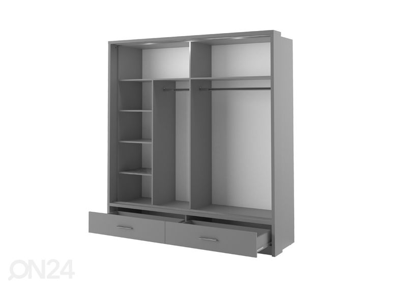 Liukuovikaappi 200 cm kuvasuurennos