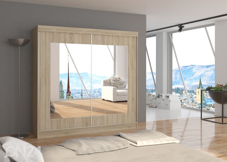 Liukuovikaappi 200 cm kuvasuurennos