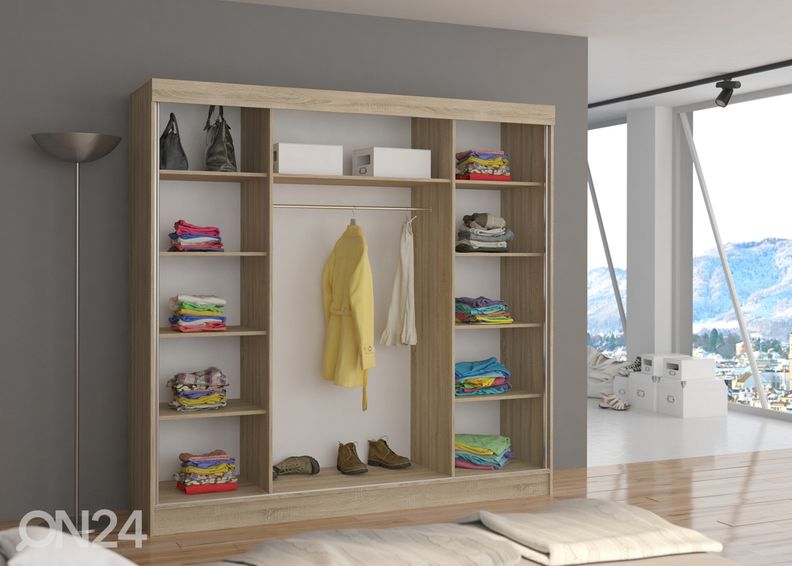 Liukuovikaappi 200 cm kuvasuurennos