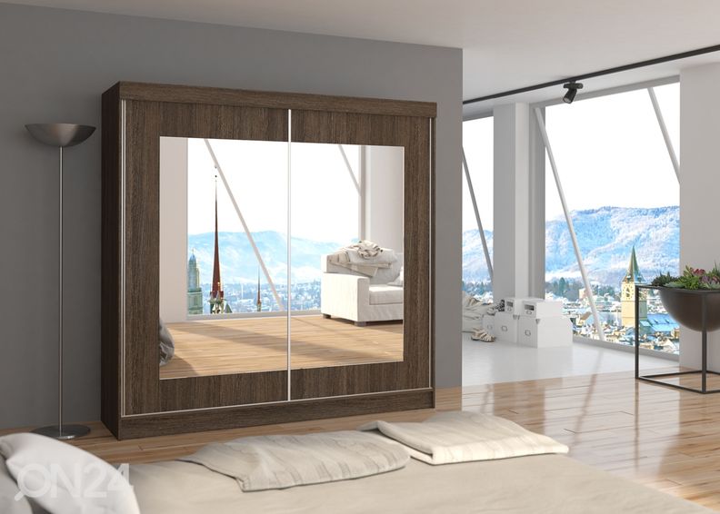 Liukuovikaappi 200 cm kuvasuurennos