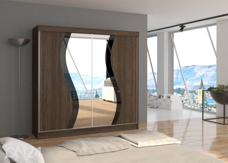 Liukuovikaappi 200 cm kuvasuurennos