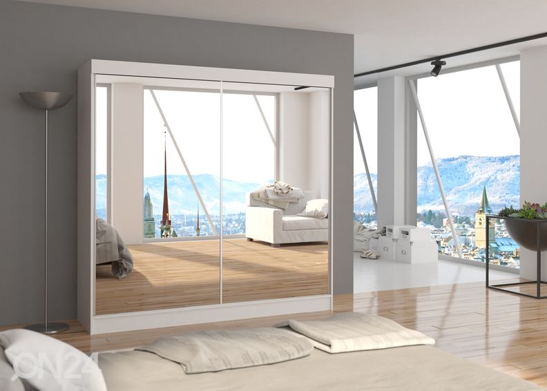 Liukuovikaappi 200 cm kuvasuurennos