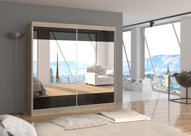 Liukuovikaappi 200 cm kuvasuurennos