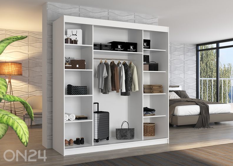 Liukuovikaappi 2000 cm kuvasuurennos