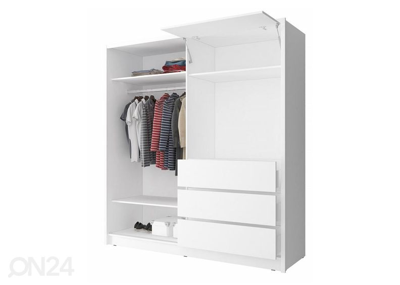 Liukuovikaappi 204 cm kuvasuurennos