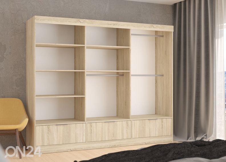 Liukuovikaappi 268 cm kuvasuurennos