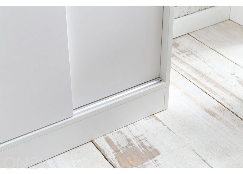 Liukuovikaappi 60 cm, valkoinen kuvasuurennos