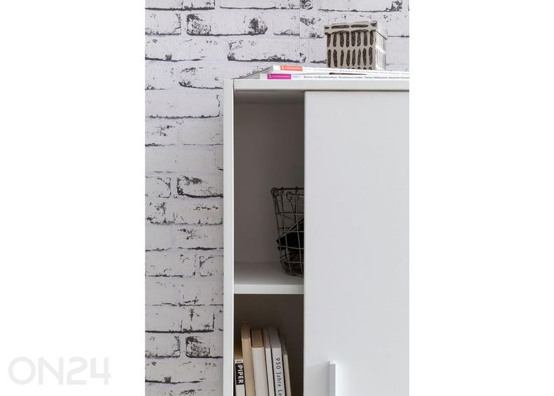 Liukuovikaappi 60 cm, valkoinen kuvasuurennos