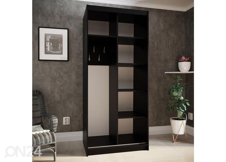 Liukuovikaappi 90 cm kuvasuurennos