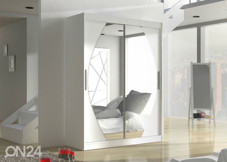 Liukuovikaappi Alison 150 cm kuvasuurennos