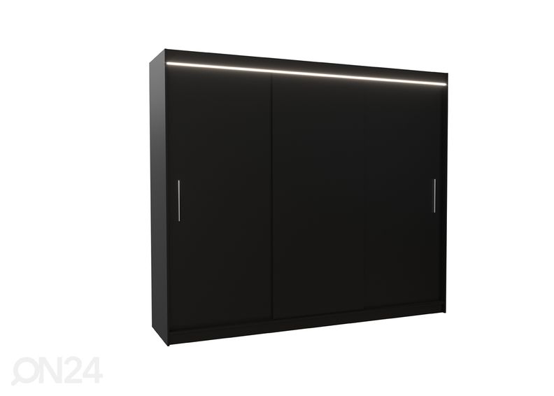 Liukuovikaappi Amanda I 250 cm + LED kuvasuurennos