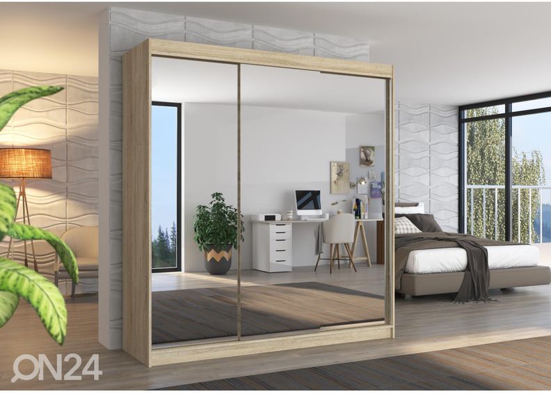 Liukuovikaappi Aura 200 cm kuvasuurennos