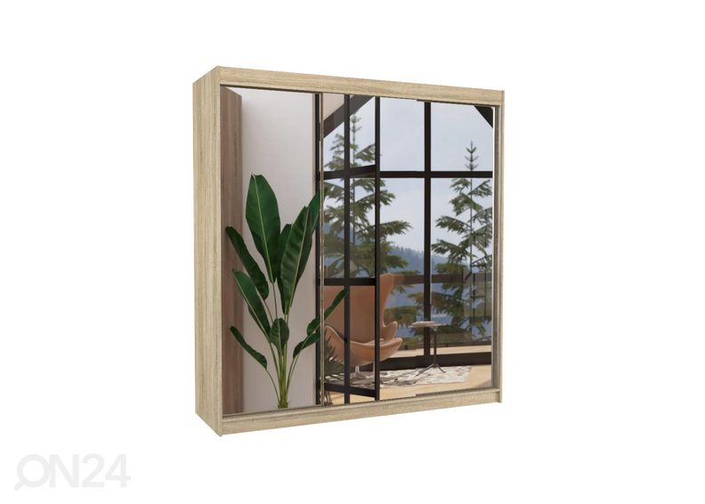 Liukuovikaappi Aura 200 cm kuvasuurennos