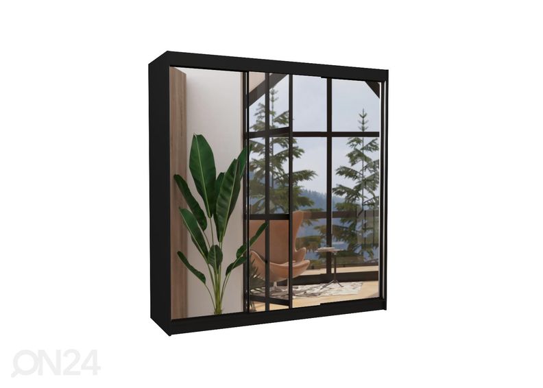 Liukuovikaappi Aura 200 cm kuvasuurennos