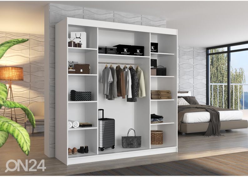 Liukuovikaappi Aura 200 cm kuvasuurennos