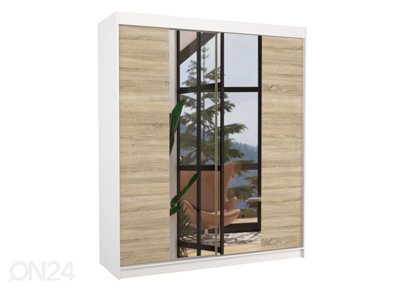 Liukuovikaappi Baldwin 180 cm kuvasuurennos