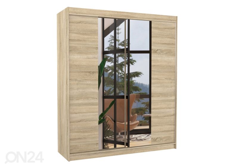 Liukuovikaappi Baldwin 180 cm kuvasuurennos