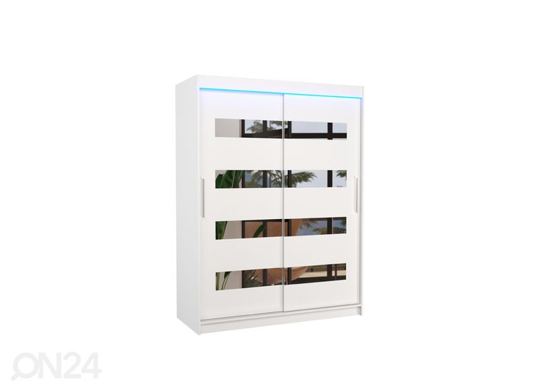 Liukuovikaappi Ballwin 150 cm + LED kuvasuurennos