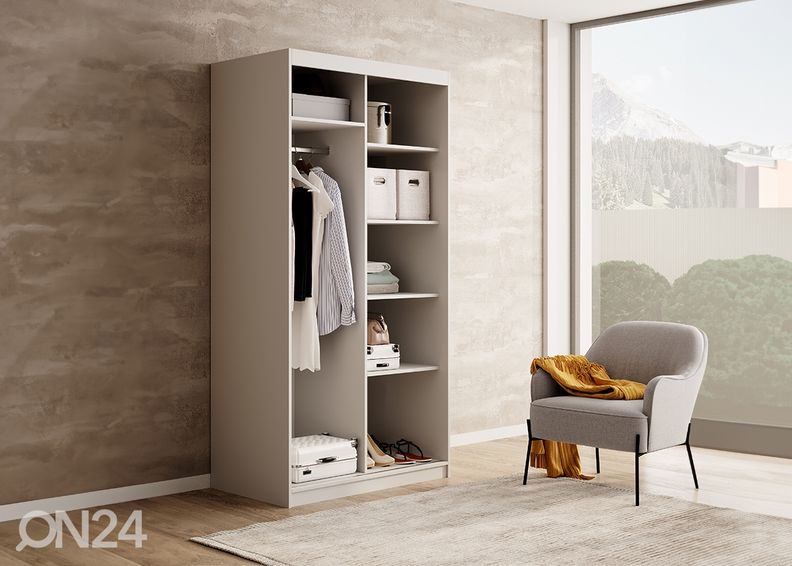 Liukuovikaappi Bao 100 cm kuvasuurennos