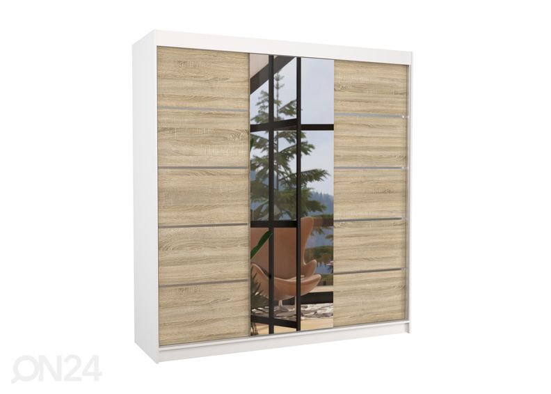 Liukuovikaappi Barba II 200 cm kuvasuurennos