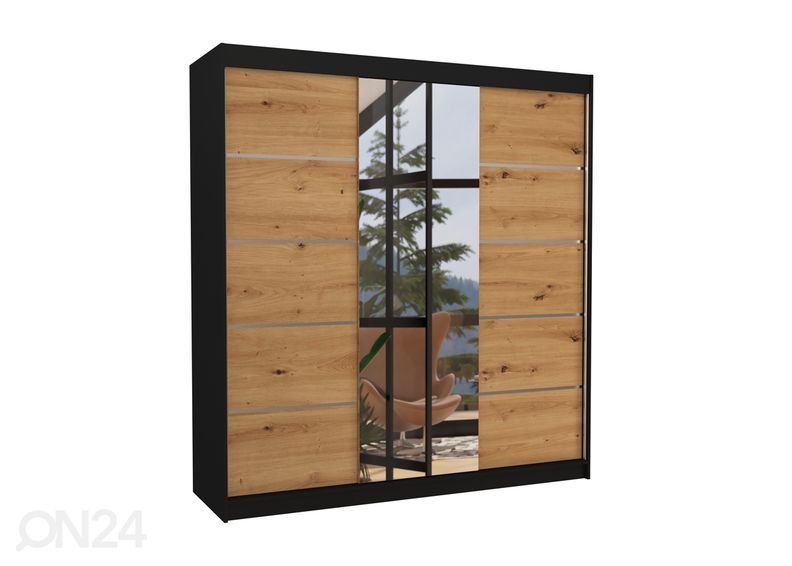 Liukuovikaappi Barba II 200 cm kuvasuurennos