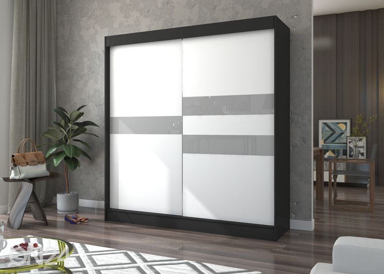 Liukuovikaappi Bari 200 cm kuvasuurennos