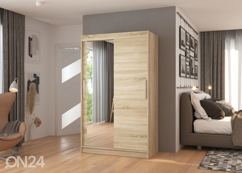 Liukuovikaappi Beth 120 cm kuvasuurennos